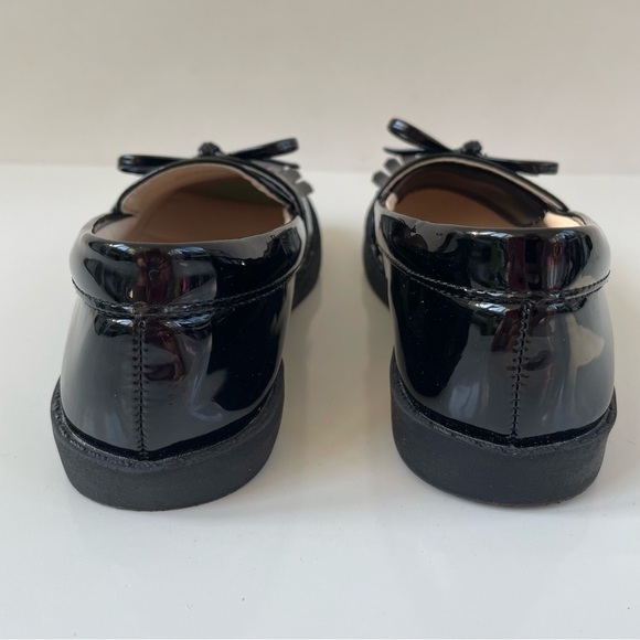 Dream Pairs Little Girls Shiny Black Patent Slip on Loafter Size 10, Like new! - Picture 3 of 7